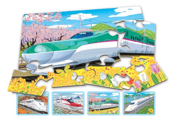 STEP 2 “Bullet Trains” / 9, 12, 16 and 20 piecesのイメージ